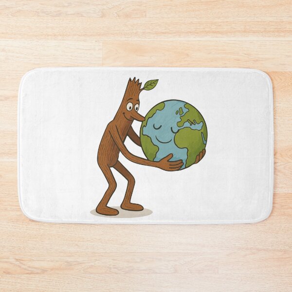 Item preview, Save planet, eco-friendly person, ecology theme concept designed and sold by Painted Planet.