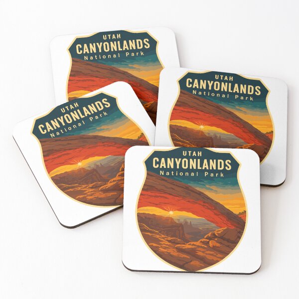 Item preview, Canyonlands National Park Utah Retro Badge Sticker designed and sold by Ismeal Von.