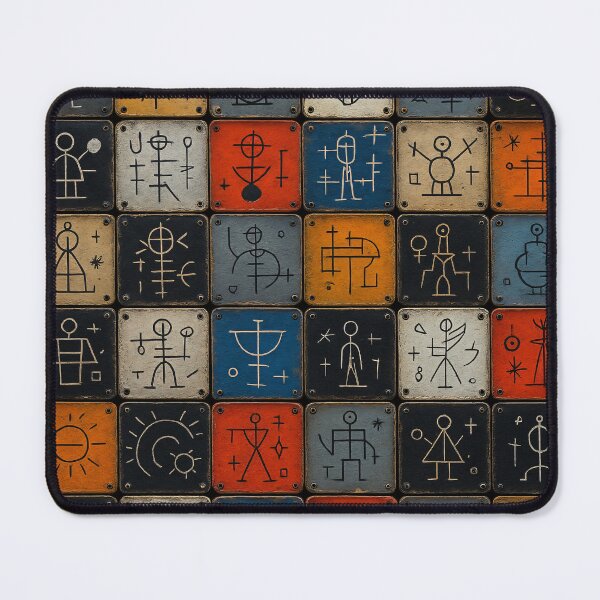 Item preview, Symbol Grid designed and sold by Kaleidoscope Print.