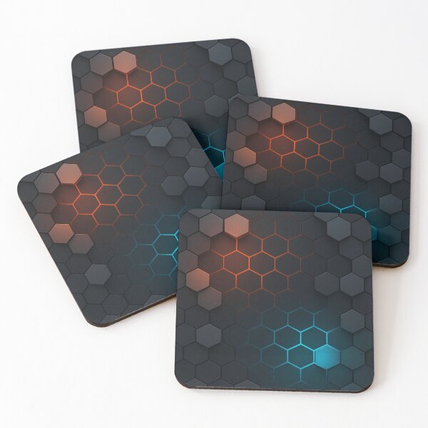 Item preview, HexaGlow Fusion designed and sold by Kaleidoscope Print.