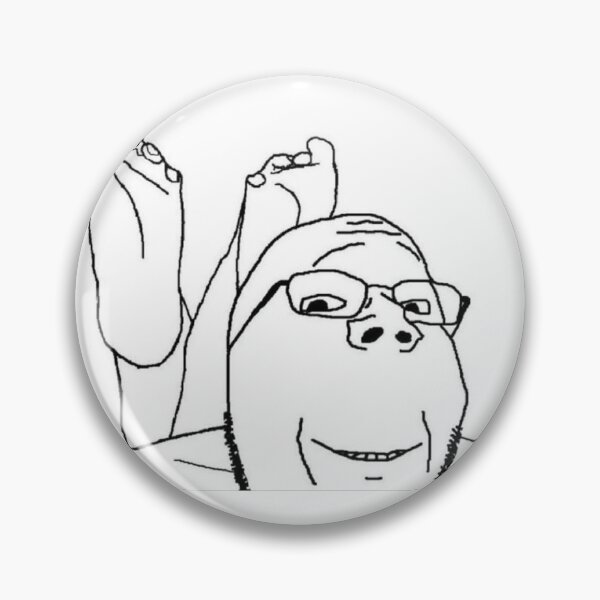 Item preview, Kicking Feet Up Wojak designed and sold by Cozyzotz' Cave.