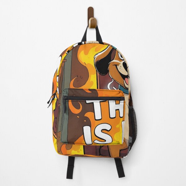 Item preview, This Is Fine Dog Meme – Funny Fire Chaos Cartoon for Posters, T-Shirts & More designed and sold by MOTAS Graphics .