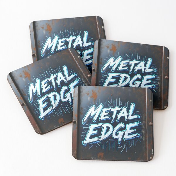 Item preview, Metal Edge Neon Glitch designed and sold by ShadowAndSlate.