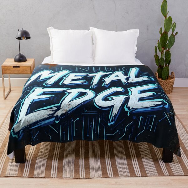 Item preview, Metal Edge Neon Glitch designed and sold by ShadowAndSlate.