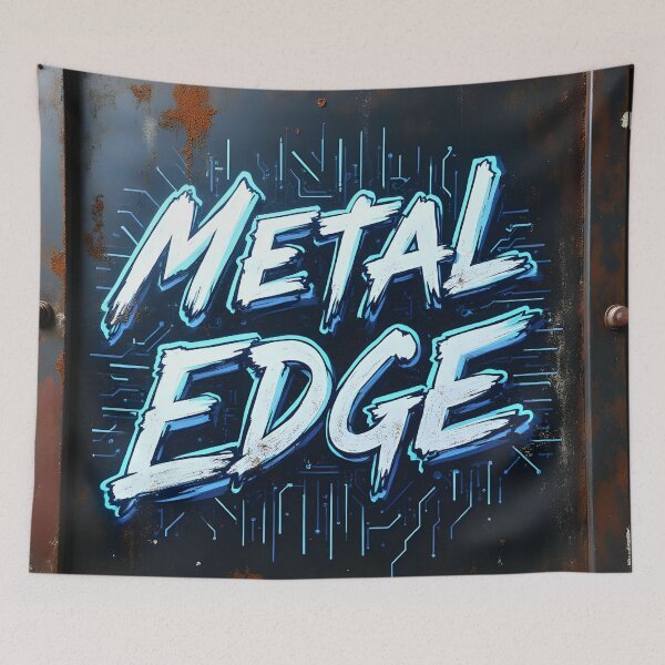 Item preview, Metal Edge Neon Glitch designed and sold by ShadowAndSlate.