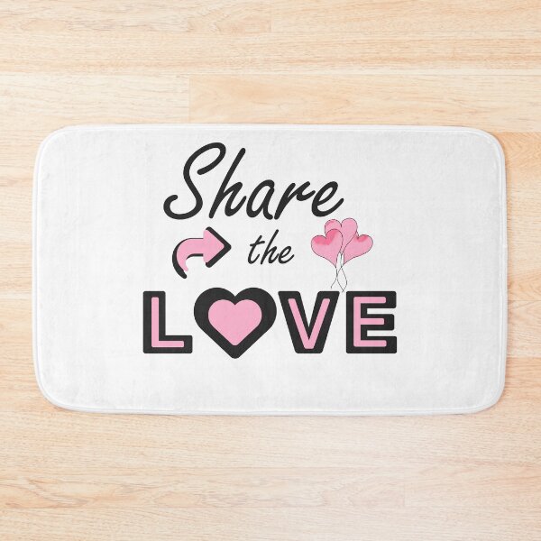 Item preview, Share the Love Inspirational Quote Design – Positive Message with Heartwarming Vibes designed and sold by ArtsyExplorer.