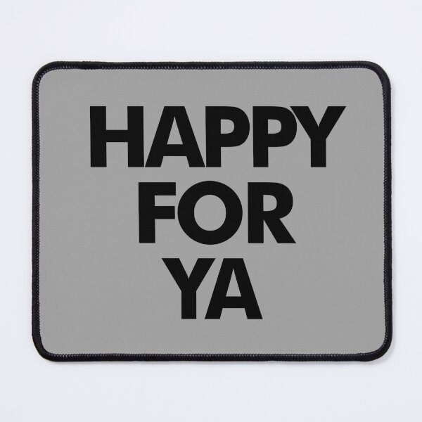 Item preview, "Happy For Ya – Sassy Retro Quote, Funny Attitude Text, Positive Vibes & Girl Power Design" designed and sold by artworkathome.