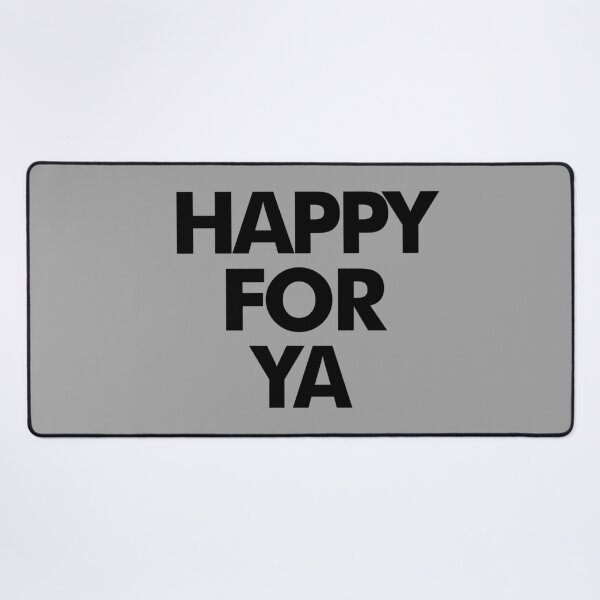 Item preview, "Happy For Ya – Sassy Retro Quote, Funny Attitude Text, Positive Vibes & Girl Power Design" designed and sold by artworkathome.