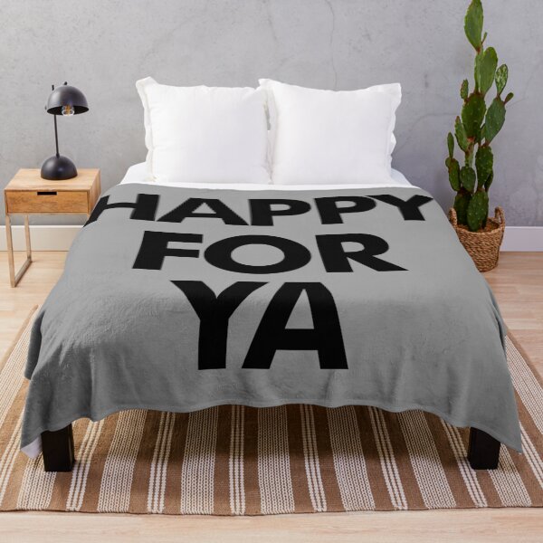Item preview, "Happy For Ya – Sassy Retro Quote, Funny Attitude Text, Positive Vibes & Girl Power Design" designed and sold by artworkathome.