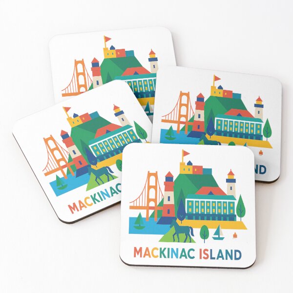 Item preview, Mackinac Island Skyline: Vintage Travel, Nature & No Cars designed and sold by Globalcitytees.
