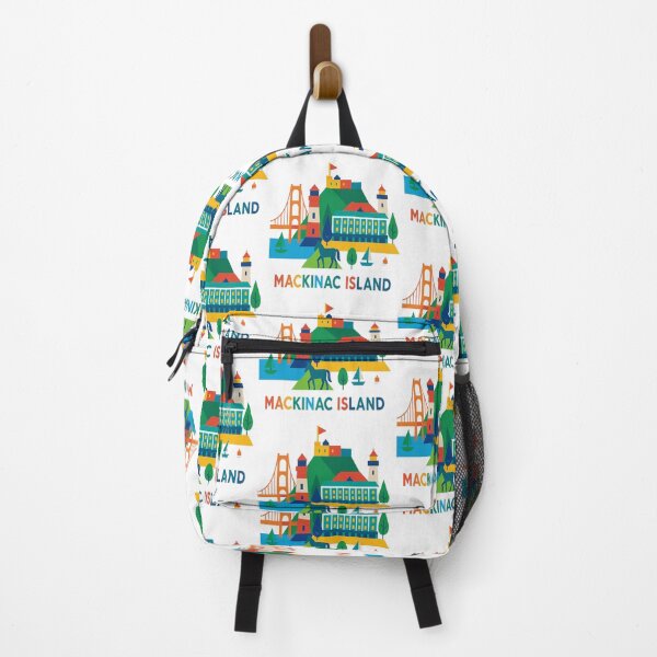 Item preview, Mackinac Island Skyline: Vintage Travel, Nature & No Cars designed and sold by Globalcitytees.