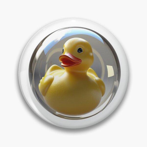 Item preview, Rubber duck inside a clear bowling ball designed and sold by StormArte.