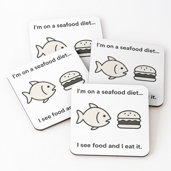 Item preview, I'm On A Seafood Diet designed and sold by Owcomm.