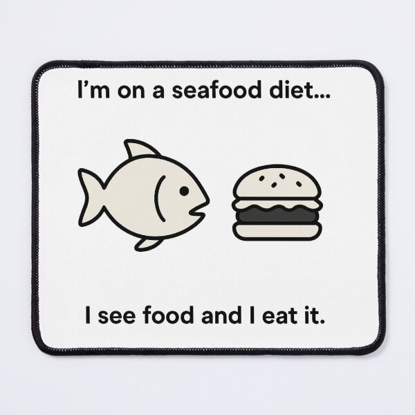 Item preview, I'm On A Seafood Diet designed and sold by Owcomm.