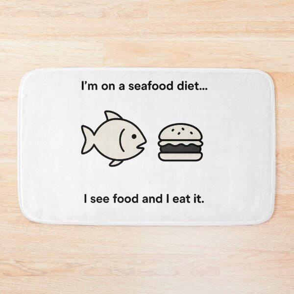 Item preview, I'm On A Seafood Diet designed and sold by Owcomm.