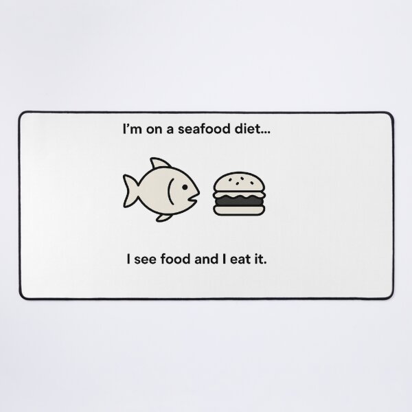 Item preview, I'm On A Seafood Diet designed and sold by Owcomm.
