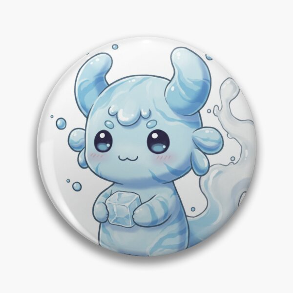 Item preview, Charming Ice Spirit Holding Ice Cube designed and sold by gint kawaii.