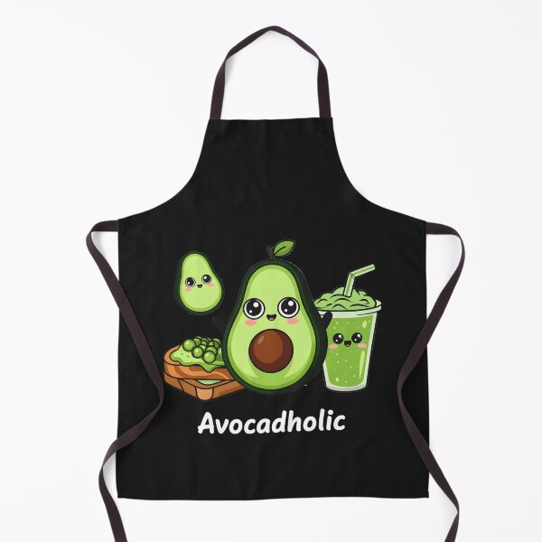 Item preview, Avocadholic - Cute Kawaii Avocado For Foodies And Healthy Life Lovers designed and sold by ViktoonShirts.