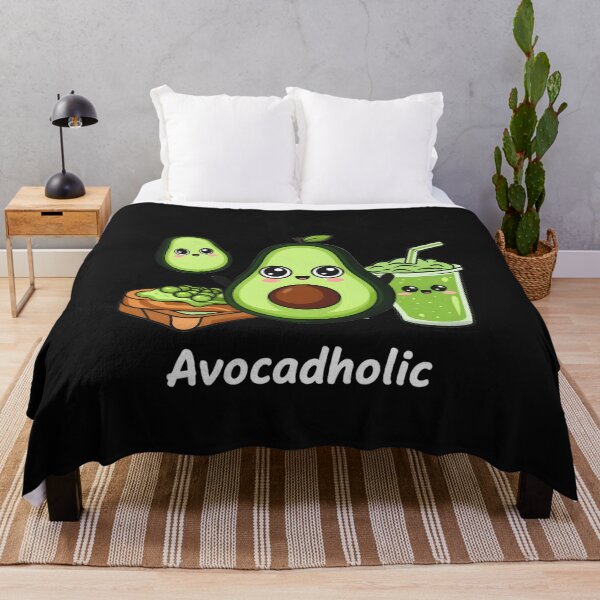 Item preview, Avocadholic - Cute Kawaii Avocado For Foodies And Healthy Life Lovers designed and sold by ViktoonShirts.
