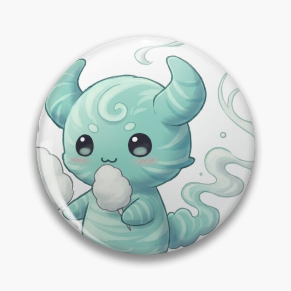 Item preview, Playful Wind Spirit Holding Cotton Candy designed and sold by gint kawaii.