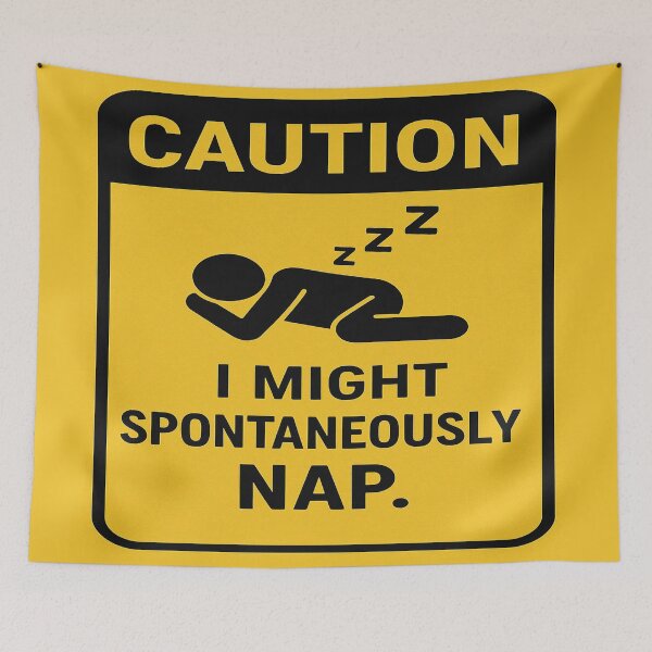 Item preview, Caution Spontaneously Nap designed and sold by Owcomm.