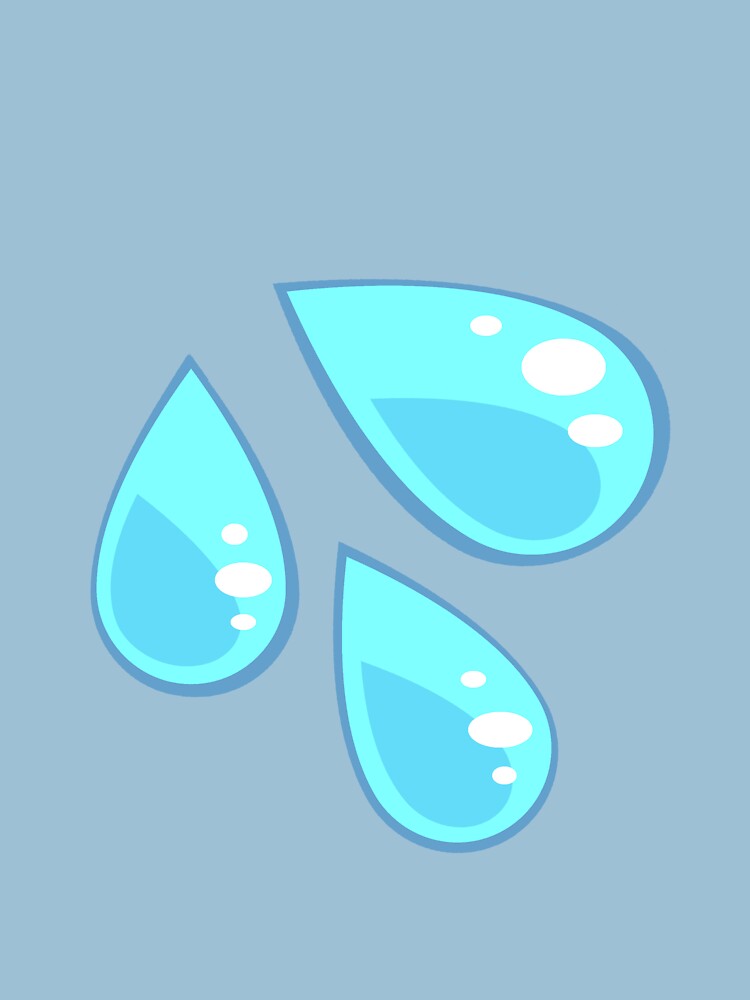 "Sweat Drops Emoji" Tshirt by SNG12 Redbubble