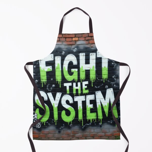 Item preview, Fight The System Rebellion Graffiti designed and sold by ShadowAndSlate.