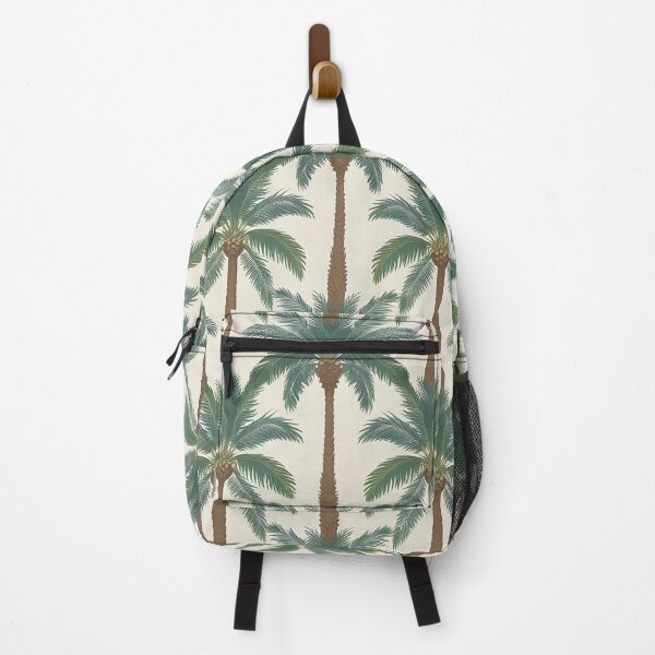 Item preview, Tropical Palm Trees Pattern Green Brown Beige  designed and sold by SeaStarAlex.