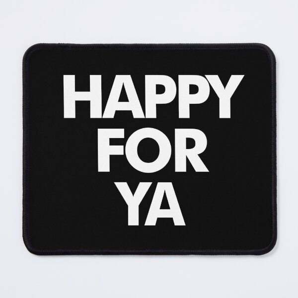 Item preview, "Happy For Ya – Sassy Retro Quote, Funny Attitude Text, Positive Vibes & Girl Power Design" designed and sold by artworkathome.