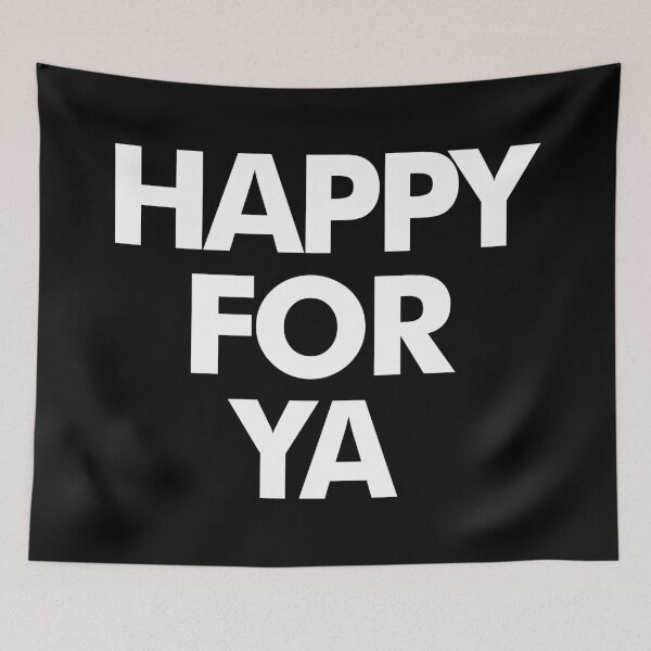 Item preview, "Happy For Ya – Sassy Retro Quote, Funny Attitude Text, Positive Vibes & Girl Power Design" designed and sold by artworkathome.