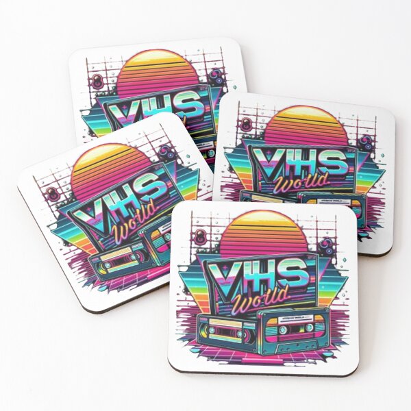 Item preview, Retro VHS World with Synthwave Vibes designed and sold by Iuqiune.