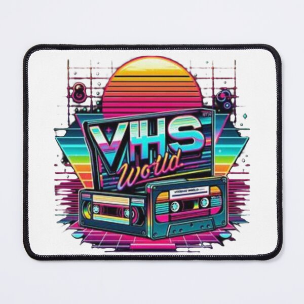 Item preview, Retro VHS World with Synthwave Vibes designed and sold by Iuqiune.