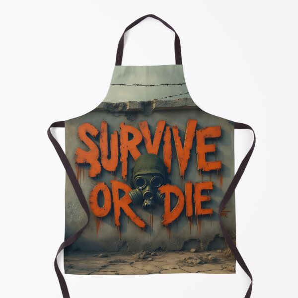 Item preview, Survive or Die Post-Apocalyptic Art designed and sold by ShadowAndSlate.