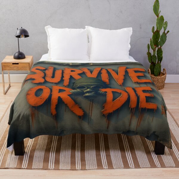 Item preview, Survive or Die Post-Apocalyptic Art designed and sold by ShadowAndSlate.