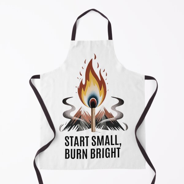 Item preview, Burning Match Mountain – Minimalist Flame and Nature Symbol Art designed and sold by MOTAS Graphics .
