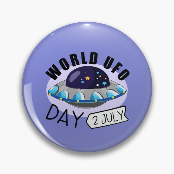 Item preview, 2 July World UFO Day - Wacky Holidays designed and sold by ChemicalXShop.