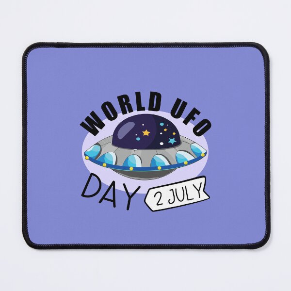 Item preview, 2 July World UFO Day - Wacky Holidays designed and sold by ChemicalXShop.