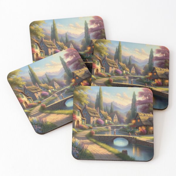 Item preview, Quiet Village Afternoon by the Canal designed and sold by BlareBlare.