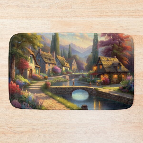 Item preview, Quiet Village Afternoon by the Canal designed and sold by BlareBlare.