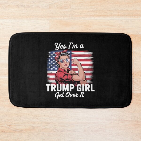 Item preview, Yes I'm A Trump Girl Get Over It Trump 2024 designed and sold by splindoershop.