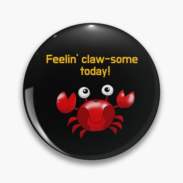 Item preview, Feelin’ Claw-some – Cute and Funny Crab Design for Ocean Lovers designed and sold by CuteCartoon.