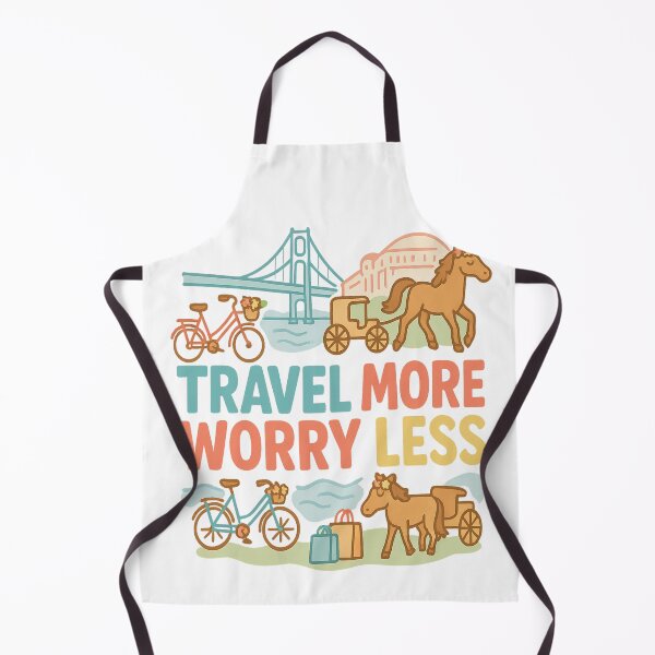 Item preview, Travel More, Worry Less – Mackinac Island Adventure designed and sold by Globalcitytees.