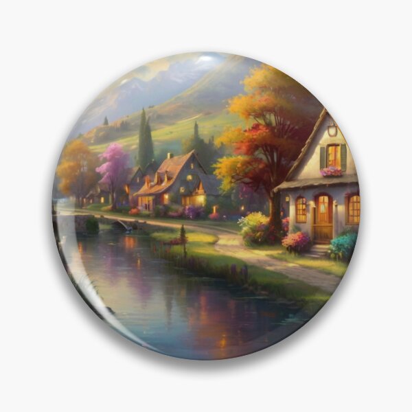 Artikelvorschau, Golden Light on the Canal Village entworfen und verkauft von BlareBlare.