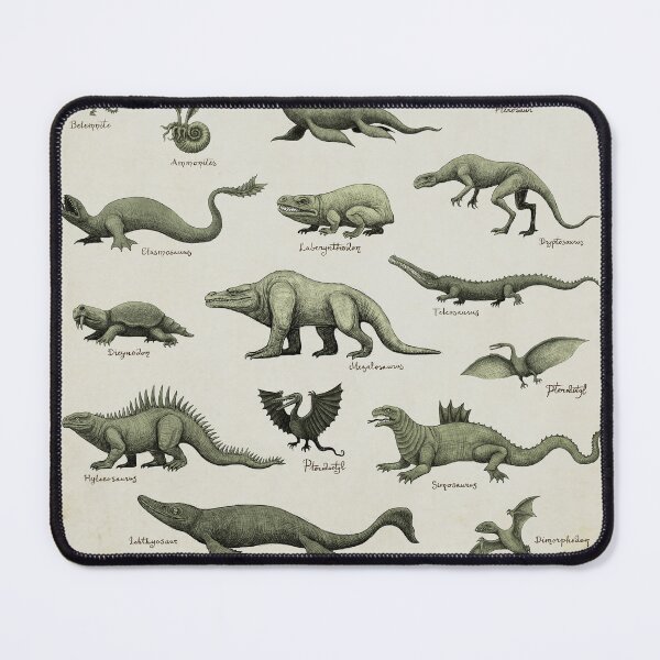 Item preview, ANTEDILUVIAN Bestiary. Victorian Dinosaurs designed and sold by Mario Lanzas.
