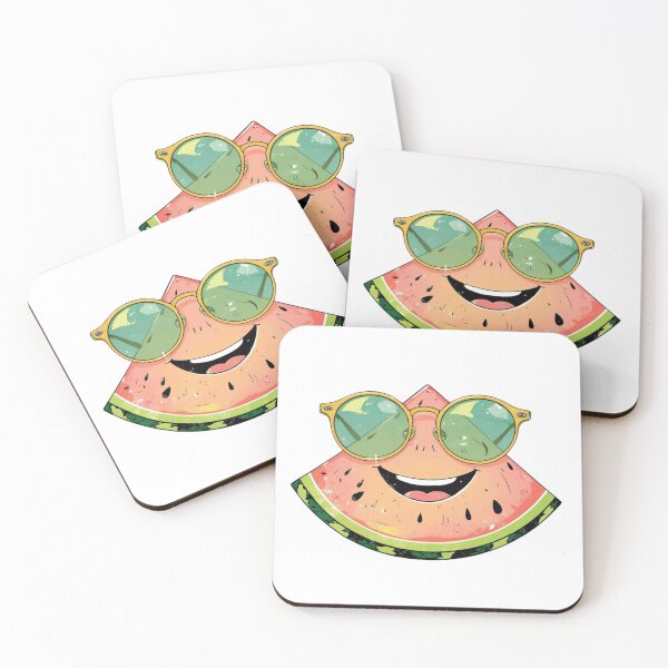 Item preview, Watermelon with glasses — Fun retro summer design designed and sold by StormArte.