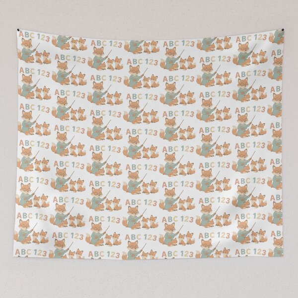 Item preview, Mama Fox Teacher – ABC Learning Friends designed and sold by Educational Prints & Fun ABC Designs.