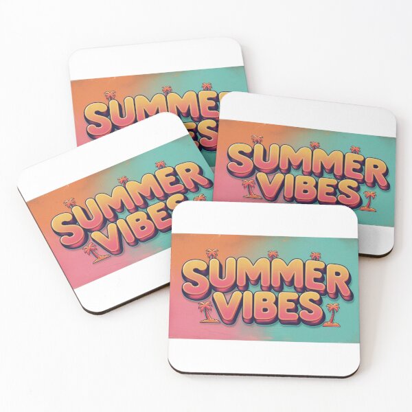 Item preview, Summer Vibes — Retro 3D typography design with a summery style designed and sold by StormArte.