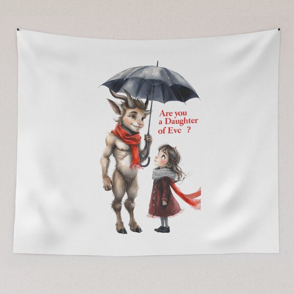 Item preview, Daughter of Eve and Mr. Tumnus - Narnian Encounter designed and sold by ArtisticDesignsbyLinda.