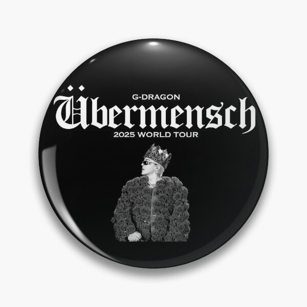 Item preview, G-DRAGON Übermensch poster 2025 World Tour comeback Big Bang kpop group designed and sold by Kpop-Noona.