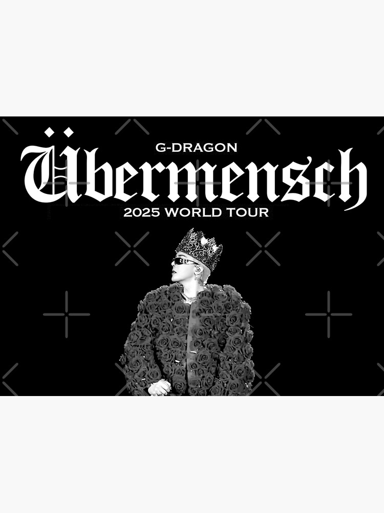 G-DRAGON Übermensch poster 2025 World Tour comeback Big Bang kpop